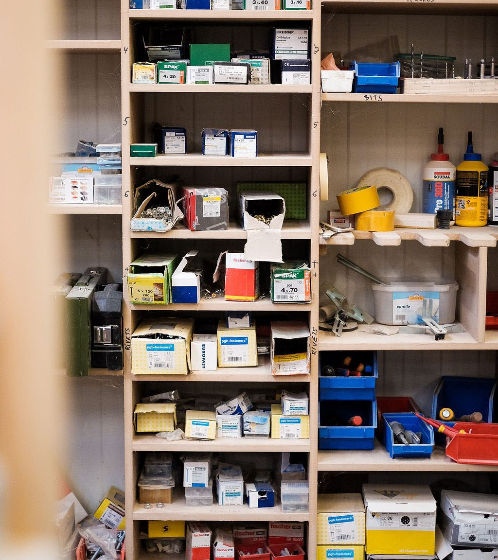 Outils et matières à l’atelier